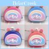Childrens Rainbow Backpack Eva Waterproof Animal Print School Bag For Kindergarten And Toddlers