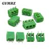5PCS KF396 3.96mm Pitch 2P/3P Connector Green Screw Type PCB Terminal Block Spliced MG/KF396