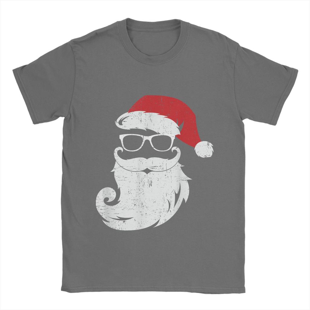 Christmas and beer Cotton T Shirt For Men Summer  Vintage T Shirts Round Neck Novelty Tee Shirt Oversized Hot Sale Tops