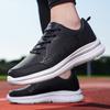 Autumn and winter waterproof and non-slip sports shoes leather surface breathable casual extra large size