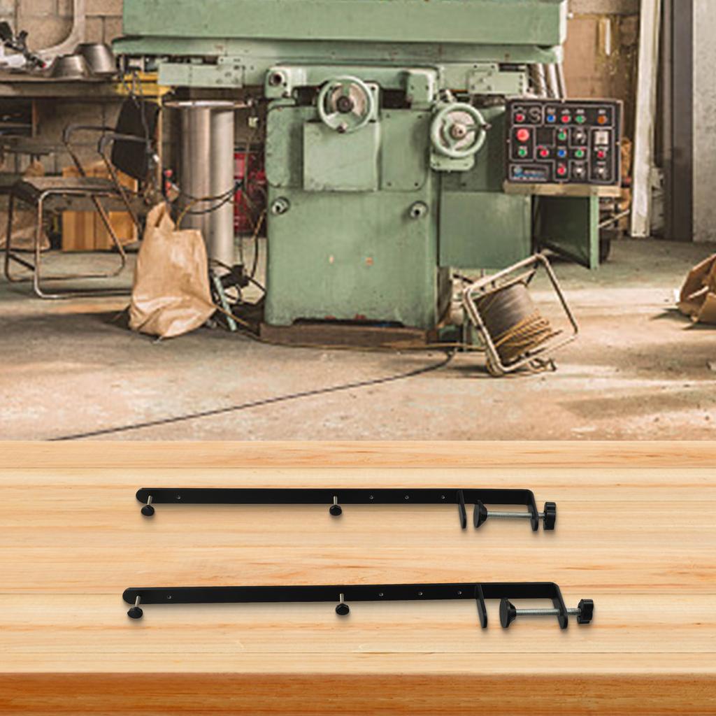 Desk Clamp For Pegboard Use Power Tool Accessory Extended Desk Clamp User-Friendly Installation Adjustable Positioning
