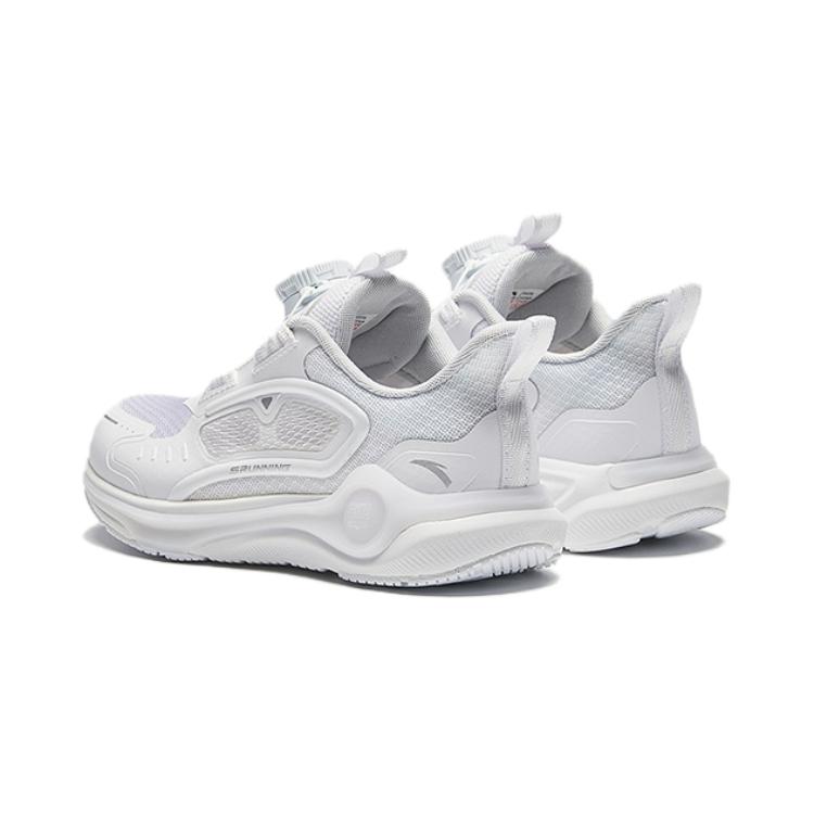 Anta Kids Fabric Comfortable Non-Slip Wear-Resistant Breathable Support Low-Top Running Shoes Kids sneaker White 332439903S-1