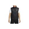 Nike Solid Color Stand Collar Zipper Sleeveless Vest Men Vests Black FB8202-011