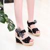 Pegged Heels, High-heeled Sandals, New Style Single-toe Platform Women's Shoes