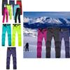 Ski Outdoor Hiking Pants Women Warm Fleece Padded Windproof Waterproof Trousers