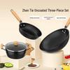 Non-stick 3-Piece Ceramic Enamel Cookware Set
