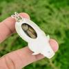 Daughters Day Deal 925 Sterling Silver Coconut Jasper Gemstone Pendant Jewelry