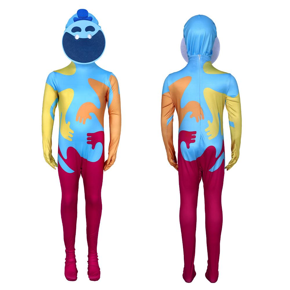 Playtime4 Cosplay Poppy Monster Costume Halloween Performance Costume Jumpsuit