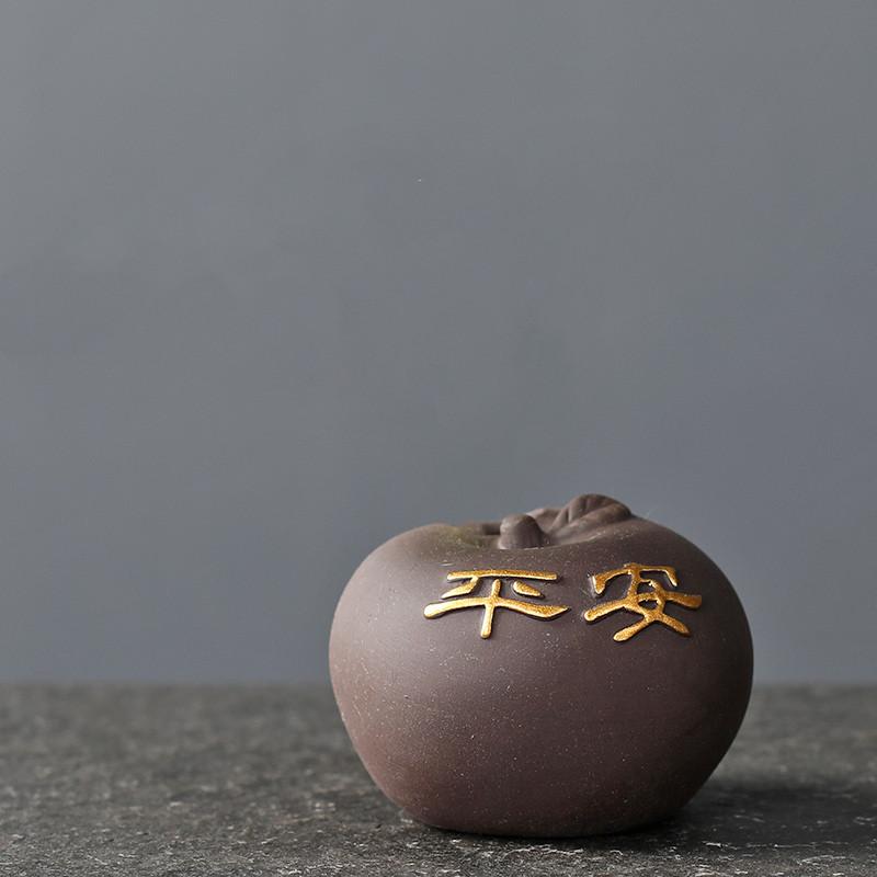 

Creative Purple Clay Tea Pet Fingertip Mini Flower Pot Hydroponic Plants Garden Bonsai Ornaments Boutique Tea Set Decoration