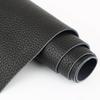 3.5mm Thick Cowhide Leather DIY Leather Table Cushion, Top Layer Cowhide Cooling Mat Leather Mattress, Sofa Cushion, Pure Black