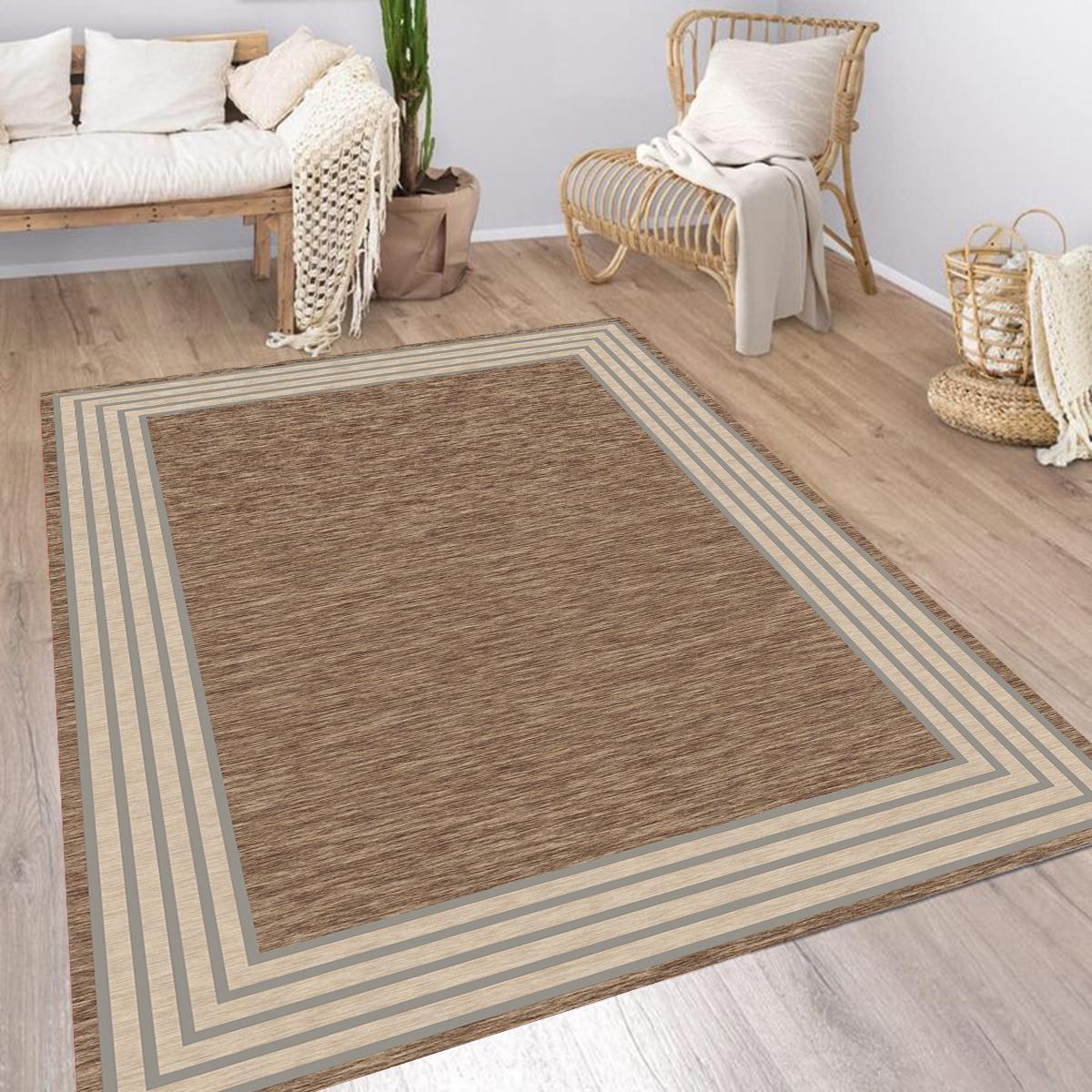 

Eliana Home Washable Printed Carpet LNA166-FNL472 50x80 коричневый