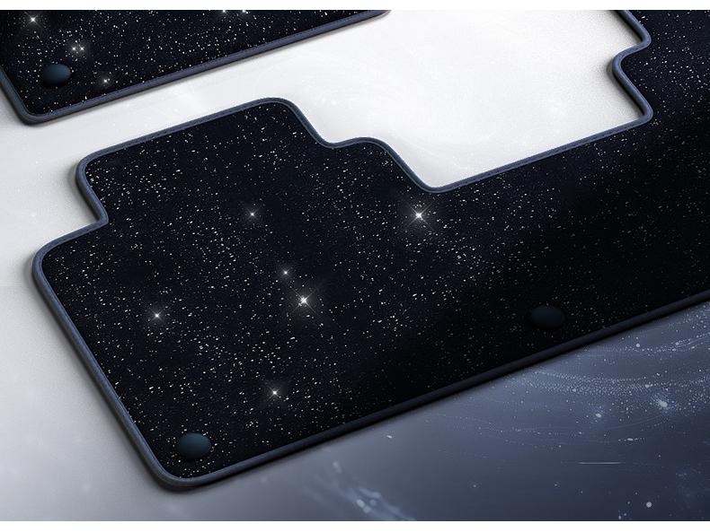 Starry Blanket Floor Mats for Mercedes E300, LC260L, GLC300L, A200, LC200L – Car Interior Decoration