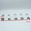 Car Sticker 1pcs 3D ABS High Quality Car Letter Front Hood Emblem Rear Tail Trunk Decals Badge Sticker Decal Styling For Skoda   NL6