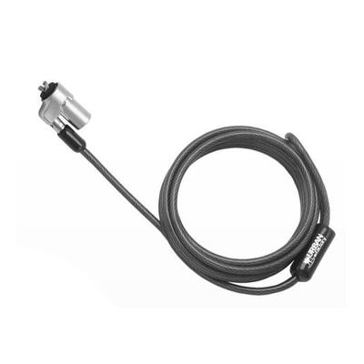 Security Cable - URBAN FACTORY - Noble Wedge - 2 M - Black - Locking with 2 Keys