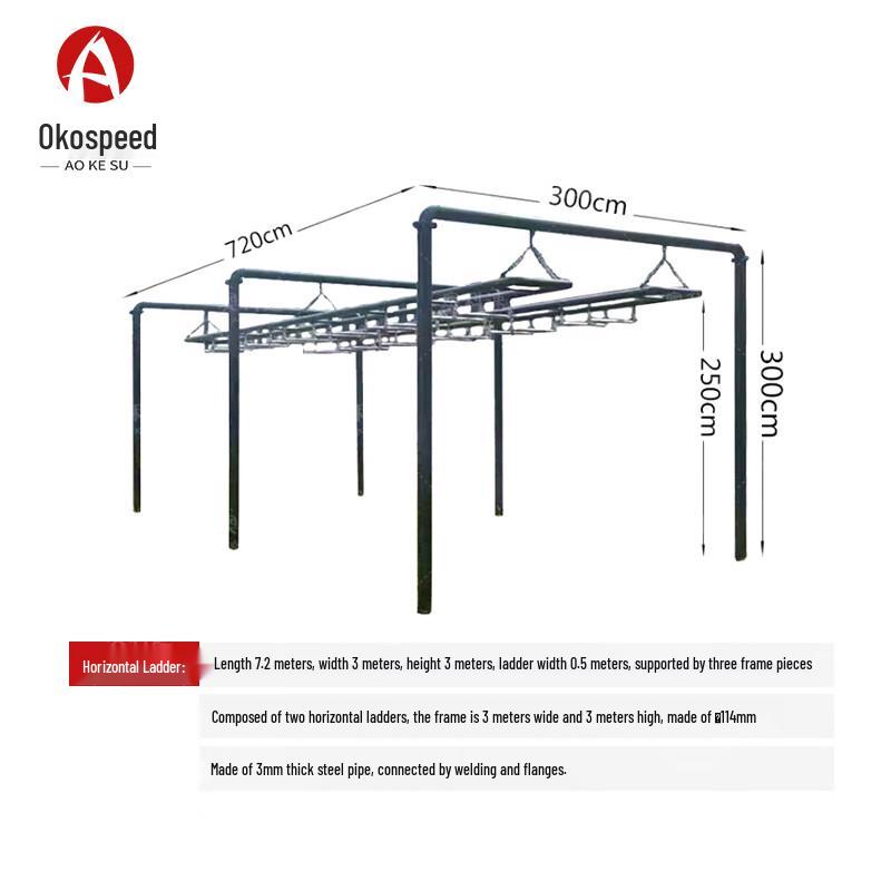 Aokosu 400m Outdoor Obstacle Course Training Equipment