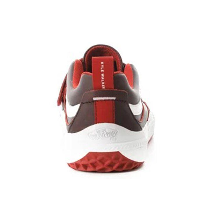 Vans Kyle Walker Pro Leather Slip Resistant Durable Low Top Skate Shoes Men Sneakers Brown Red VN0A4UW3REB