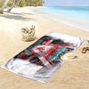 Liverpool Print Beach Towel, Large Soft Quick Dry Towel for Beach Camping Swimming