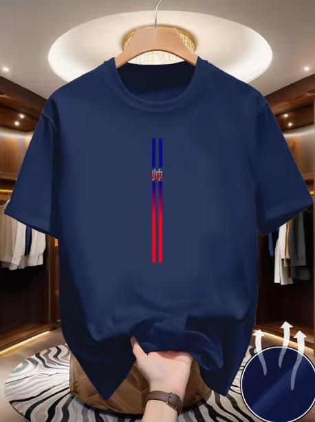 Bestseller Beliebt Mode Sommer Trend Lässig Kurzärmlig Bedruckt Schulterfrei Unisex Reines Baumwolle Kurzarm T-Shirt