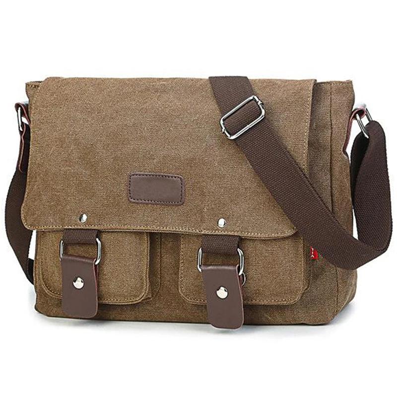 Men Vintage Canvas Bag Men Casual Crossbody Bag for Men Messenger Bag Man Travel Shoulder Bags Bolsa Masculina