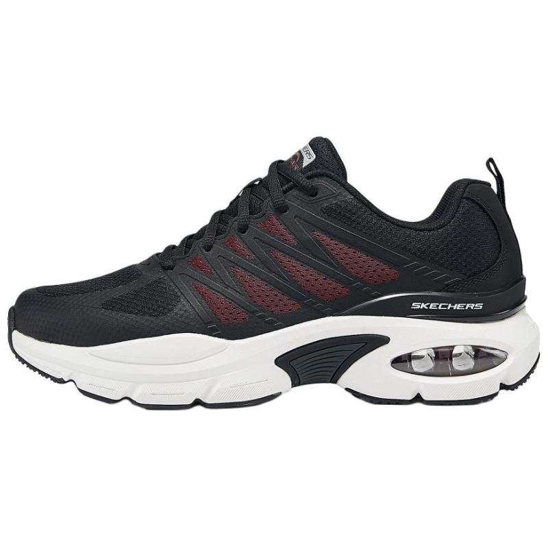 Skechers Skech-Air Ventura Men Comfort Cushioned Low Top Casual Shoes Black Red 232657-BKRD 39.5