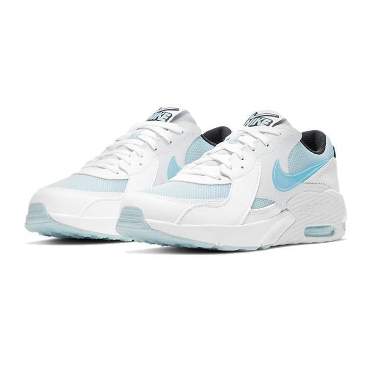 Nike Air Max Excee Power Up Grade School 'Glacier Blue' (Unisex) Glacier Blue / White / Black / Glacier Blue Kids' Running Shoes CW5834 400