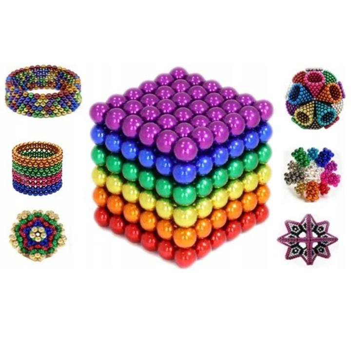 Kulki Magnetyczne Klocki Neocube 4Mm 8 Kolorowe