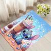 1pc Cute Stitch Pattern Area Rug Soft Flannel Floor Mat for Living Room,Office,Bedroom and Carpet,Sofa Coffee Table Floor Mat