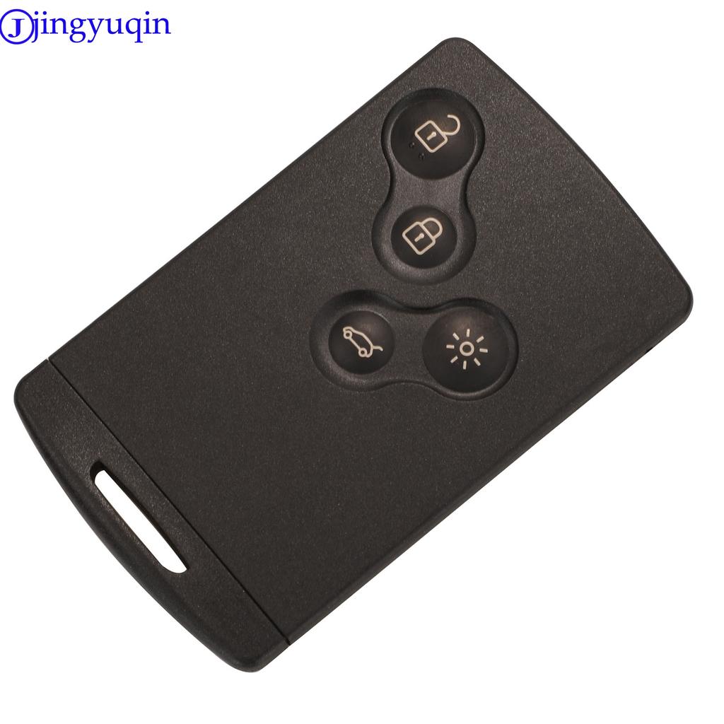 Jingyuqin Pasywny Kluczyk Bezkluczykowy Zdalny Kluczyk Samochodowy Inteligentny System Dla Renault Clio IV Captur 433MHz PCF7953M Hitag-AES 4AChip