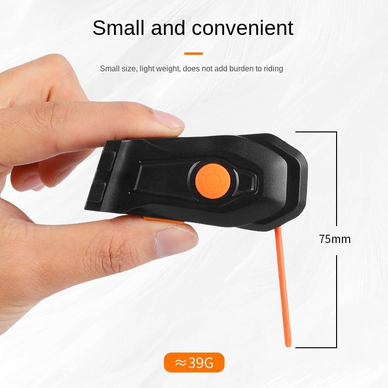 Creative Bike Rear Light Photon Drop Warning Lamp Waterproof Rechargeable LED Bicycle Taillight MTB Road Bike Cycling Light