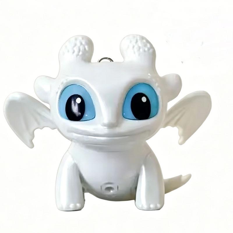 

Led Luminous Dragon Taming Master Flying Toothless Boy Keychain New Bag Pendant Small Accessories Car Keychain Toys