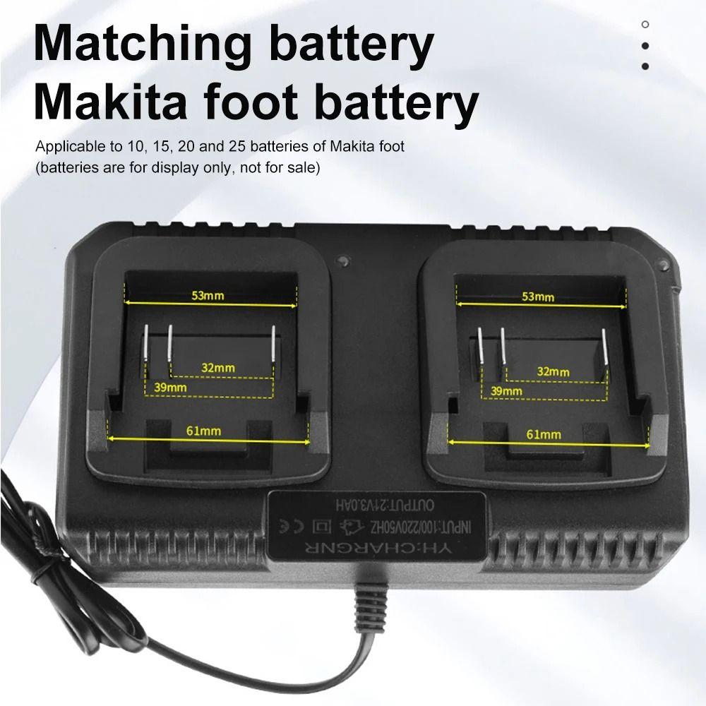 1Pcs Fast Charging Battery Charger  For Makita 18V 21V Battery BL1415/1815/1830/1850