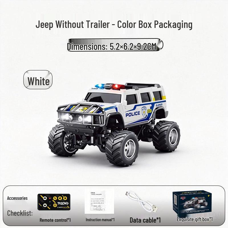 Hengguan 1:64 Alloy RC Dual Control Mini Car Toy for Boys