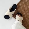 "Lovanson" Minimalist Cross-strapped Flat-bottomed Slippers, Women Wear One Pedal, Soft-soled Cool Slippers, Half Slippers Tide