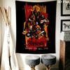Slipknot Band'S Energy Unleashed Tapestry Wallmounted Background Cloth Wall Covering Decoration Background Cloth Work Of Art