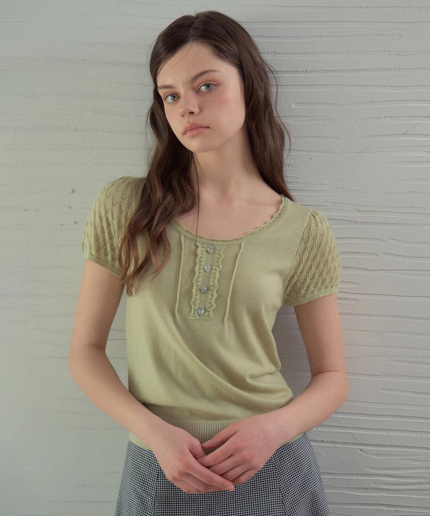 Aueonoseuteljia Rielle Summer Wool Half Knit_Soft Mint(Oc26Kn25)