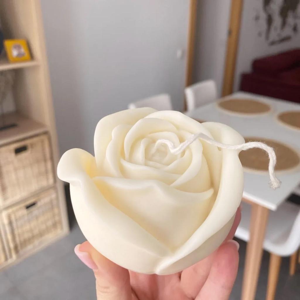 16.5cm Piwonia Silikonowa Forma na Świecę Bardzo Duża Kwiat 3D Aromaterapia Gips Żywica Narzędzie do Robienia DIY Ciasto Czekoladowe Forma na Mydło