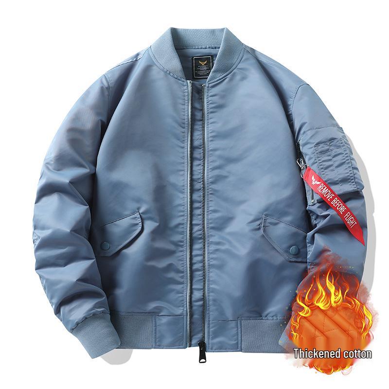 Veste de Pilote MA1 Force Aérienne Homme Automne & Hiver [Optionnel Coton Plus/Fine]