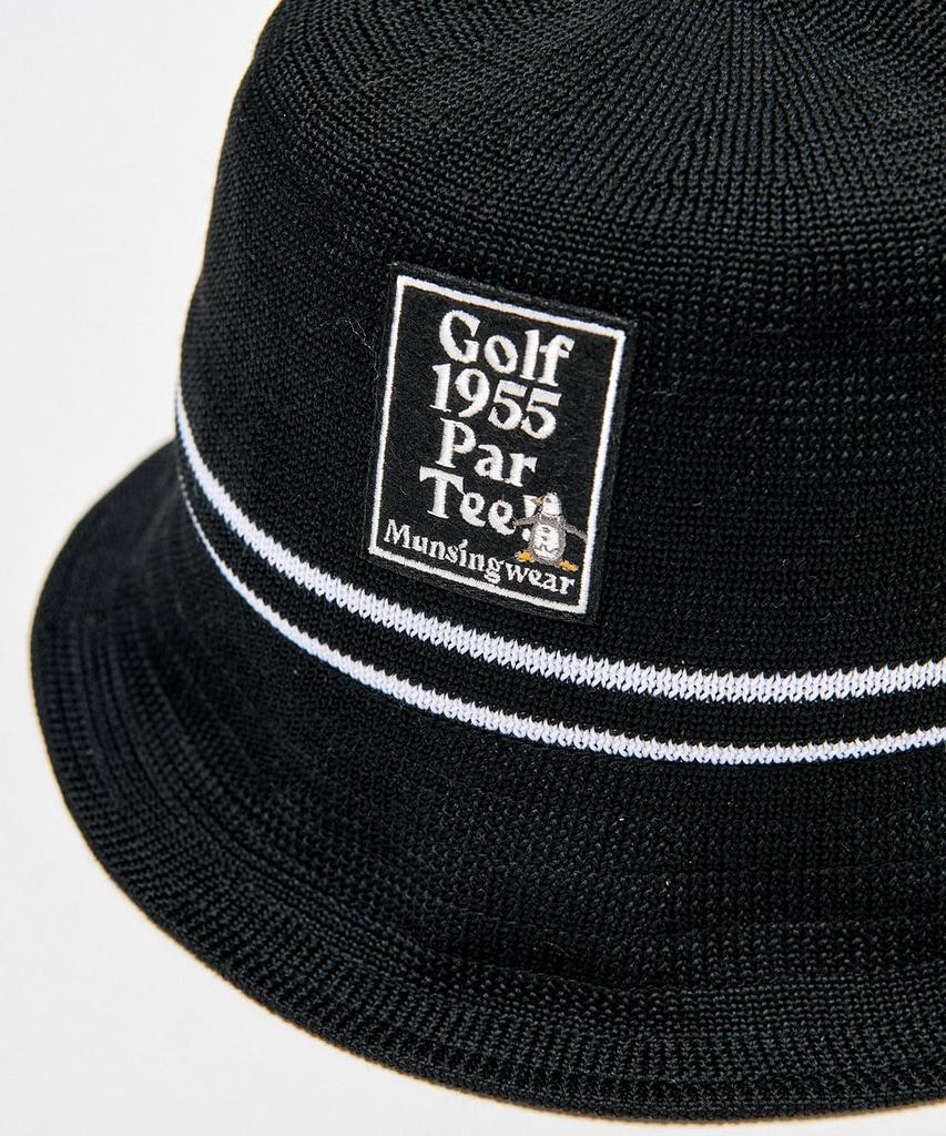 [Munsingwear] Lightweight Bucket Hat, UV Protection, Sun Protection, Washable at Home, Sporty, Golf, MG5SCP75L, Women's, BK00 (Black)