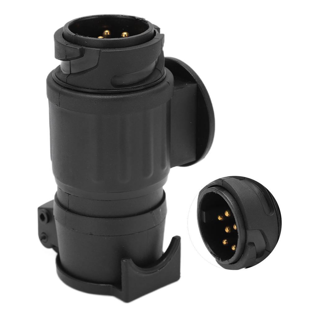 13 Pin to 7 Pin Trailer Connector Adapter Heavy Duty Waterproof for RV Camper Ship