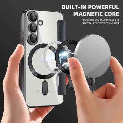 A16 Samsung S25Ultra Flip Cover Handyhülle mit galvanisiertem magnetischem Ladeanschluss, geeignet für A36 Sturzschutzhülle