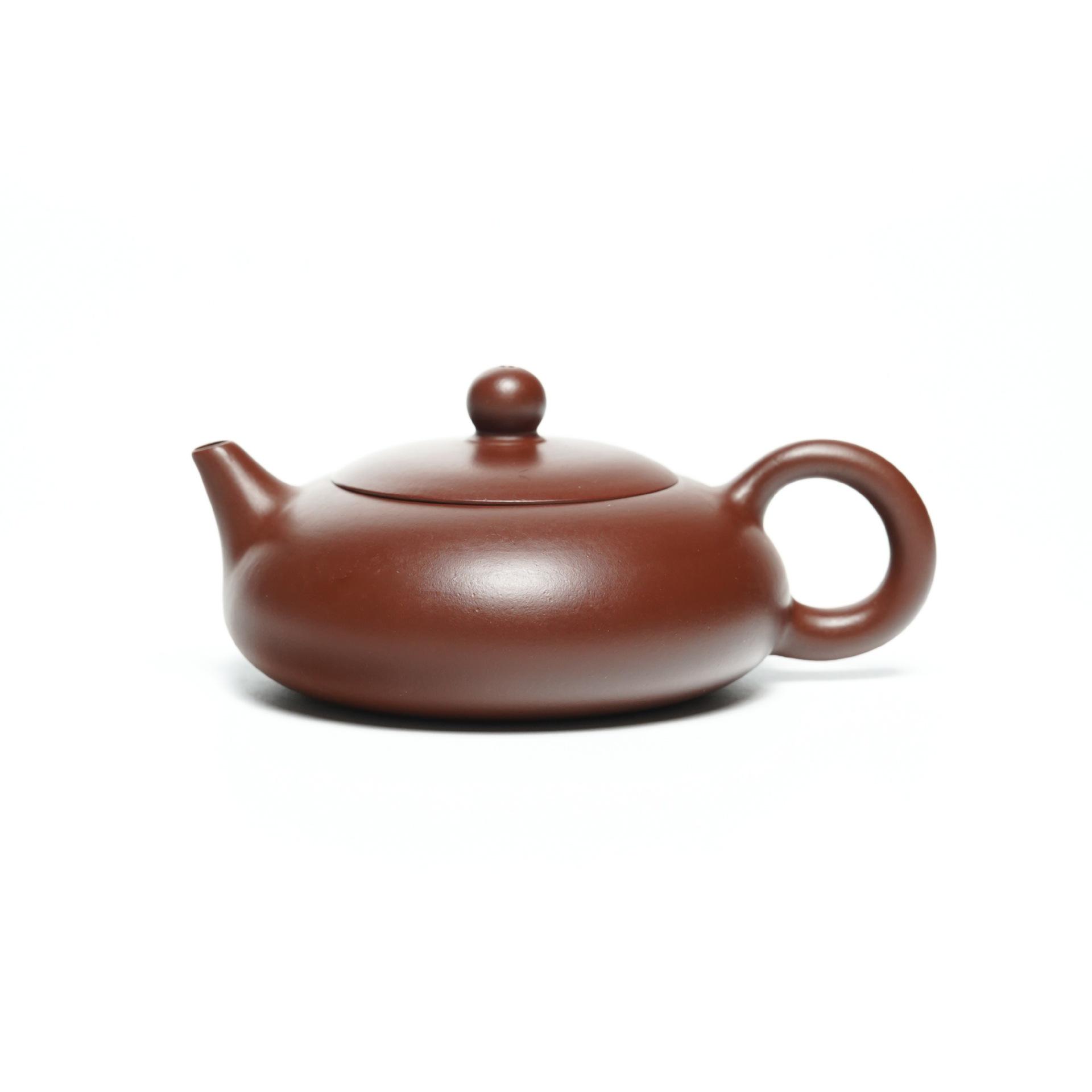 Handcrafted Yixing Zisha Xi Shi Teapot - Small Purple-Red Clay
