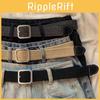 Stylish Woven Canvas Waist Belt For Women Featuring Versatile And Chic Design