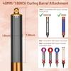40 mm Long Curling Barrel for Dyson Airwrap HS01 HS05 - Golden Automatic Rotating Styling Attachment for Loose Curls, Hair Curler Accessory for Long