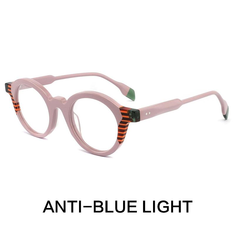Designer Acetate Reading Glasses Men Anti Blue Light Myopia Prescription Glasses Women Luxury Brand Photochromic Eyewear