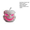 Halloween Pumpkin Light Battery Operated Lighted Fruit with Spooky Face Collectible Tabletop Night Light for Bedroom Home Decor
