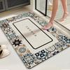 Non-slip Bathroom Absorbent Floor Mat for Toilet and Entryway