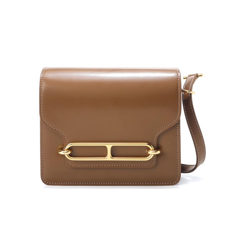 Glossy BOX Cowhide Pig Nose Women`s