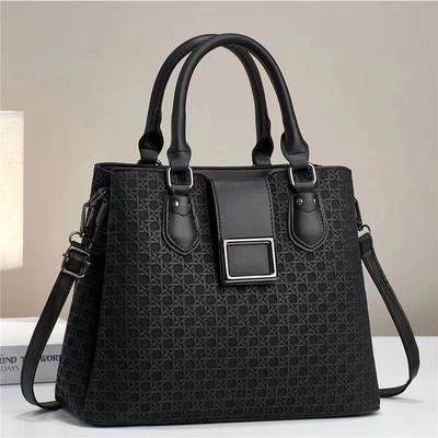 Kabelka Dámská Nová Dámská Kabelka Stylová Reliéfní Taška pro Maminku Vše v jednom Přes rameno Atmosférická Crossbody Kabelka