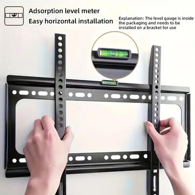 For LCD LED Monitor 26-63inch TV Wall Mount Bracket Universal TV Mount Monitor Holder Adjustable Low Profile Flat TV Wall Mount