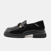 Super yuan small leather shoes women's 2025 autumn new temperament British style black platform versatile loafers fashion shoes
